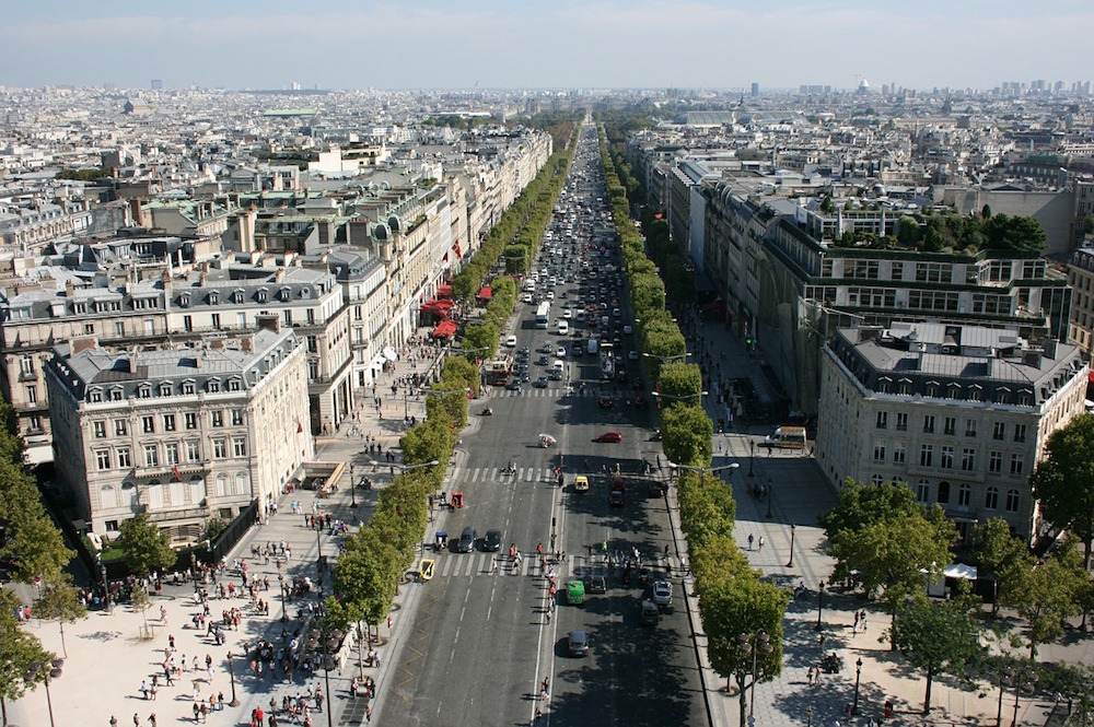 Champs-Elysées, Trocadéro and West